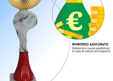 Tris di premiazioni 23 - 22 - 21 cm | Cod. 13.469