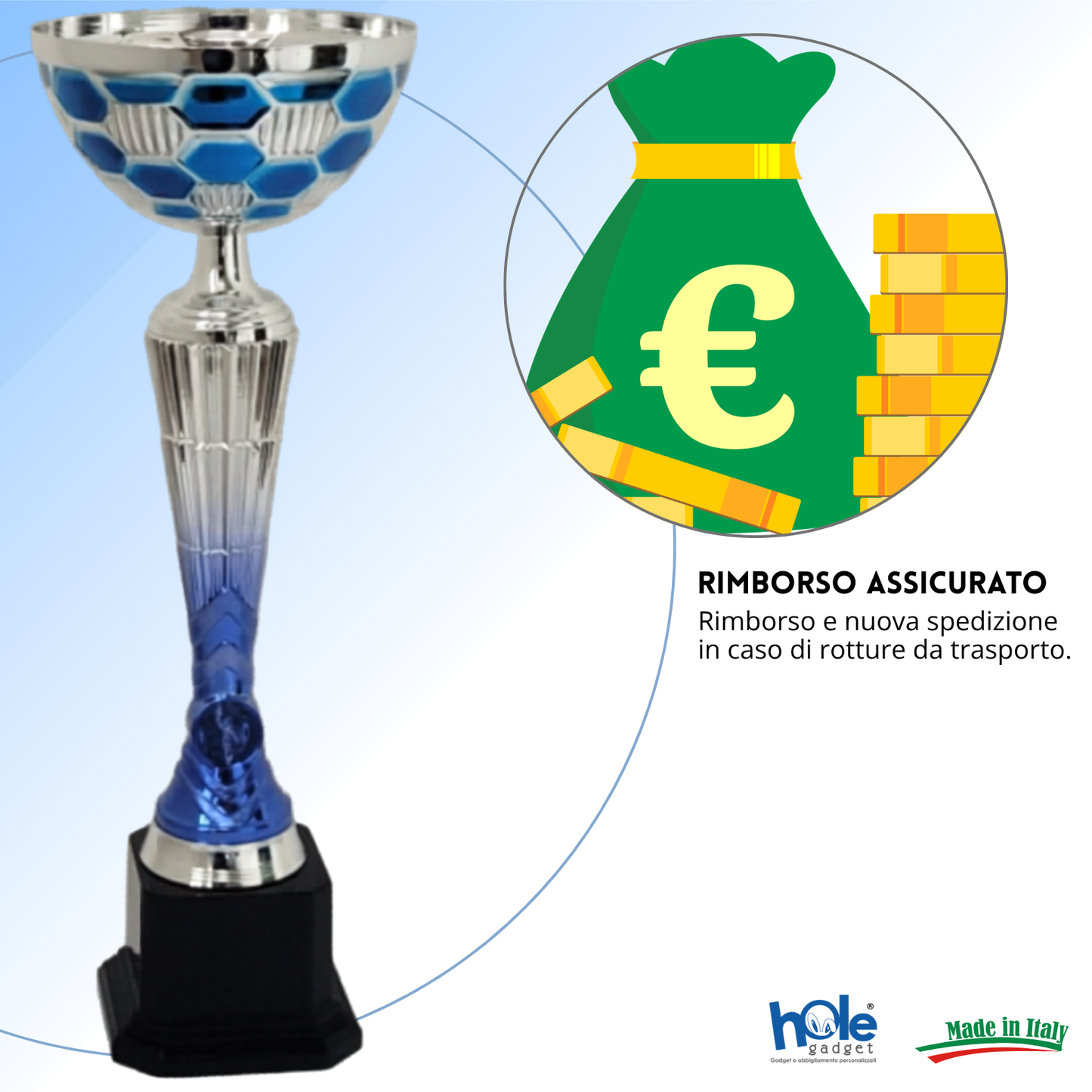Coppa da 30 cm base nera | Cod. 10.084