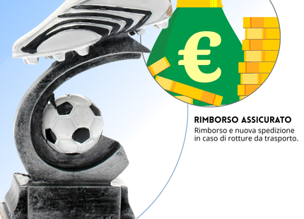 Premio calcistico personalizzato 19 cm | Cod. 15.020