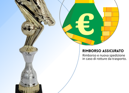 Premio calcistico personalizzato 28 cm | Cod. 14.554