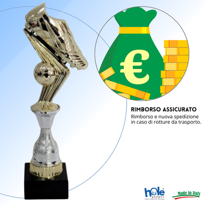 Premio calcistico personalizzato 28 cm | Cod. 14.554