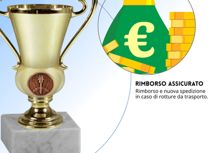 Tris di premiazioni 18 - 16 - 15 cm | Cod. 13.309