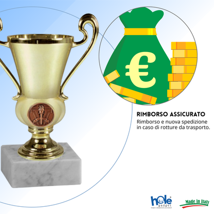 Tris di premiazioni 18 - 16 - 15 cm | Cod. 13.309