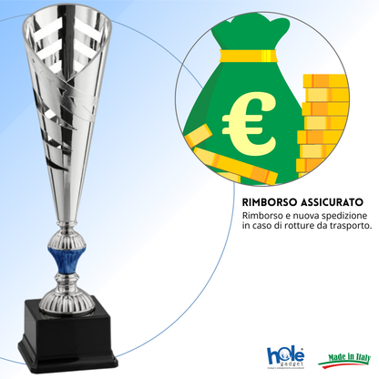 Coppa da 40 cm in ABS con base nera | Cod. 12.912S