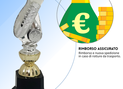 Premio calcistico personalizzato 26 cm | Cod. 14.540C