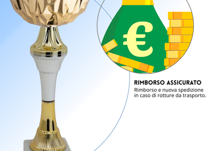 Tris di premiazioni 26 - 23 - 21 cm | Cod. 13.599G