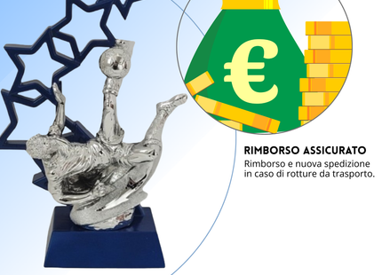 Premio calcistico personalizzato 28 cm | Cod. 14.555