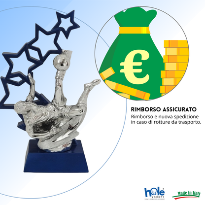 Premio calcistico personalizzato 28 cm | Cod. 14.555