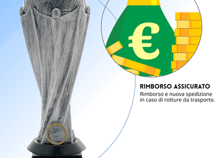 Premio calcistico da 31 cm personalizzato | Cod. 14.480A