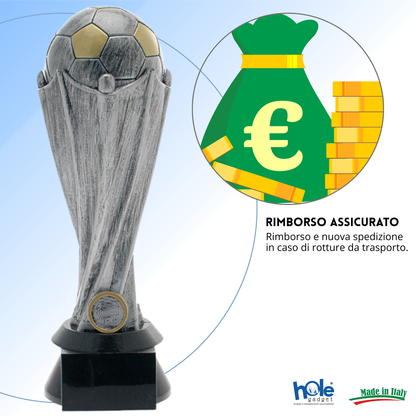 Premio calcistico da 31 cm personalizzato | Cod. 14.480A