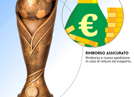 Premio calcistico personalizzato 39 cm | Cod. 14.540D