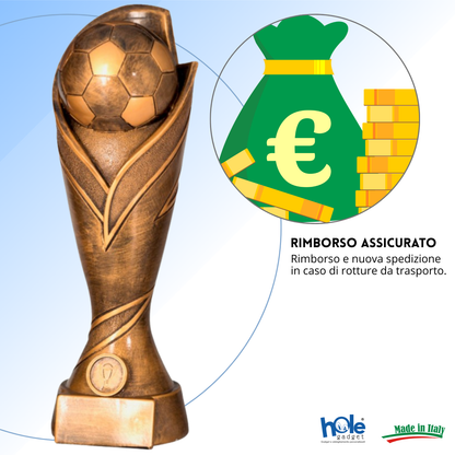 Premio calcistico personalizzato 39 cm | Cod. 14.540D