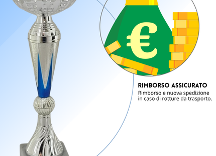 Tris di premiazioni 30 - 27 - 24 cm | Cod. 13.439