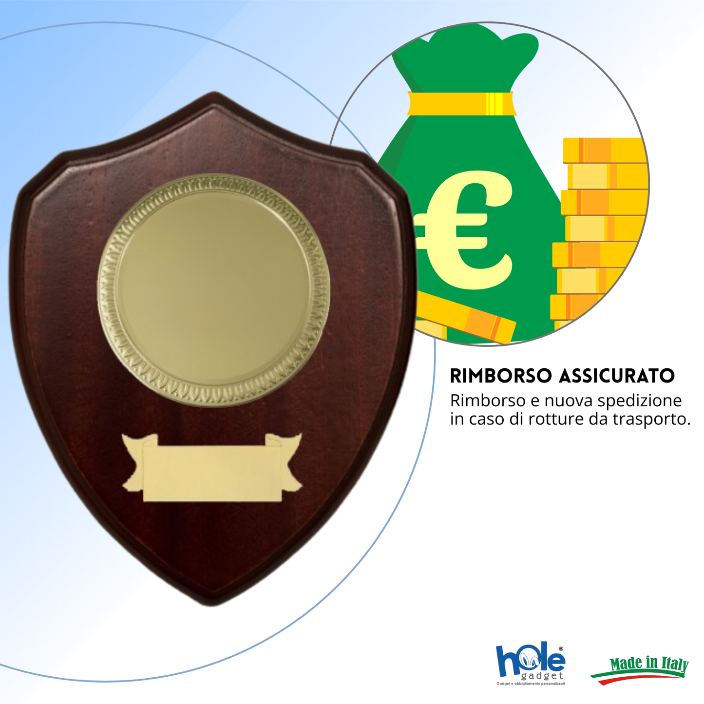 Crest in legno personalizzato | Cod. 25.625C