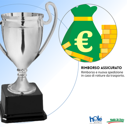 Coppa da 22 cm in ABS con base nera | Cod. 12.992