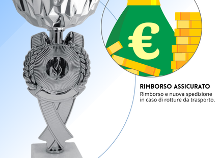 Set di 4 premiazioni 23 - 22 - 21 - 20 cm | Cod. 13.609S