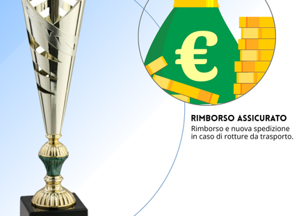 Tris di premiazioni economiche 41 - 40 - 39 cm | Cod. 12.919G