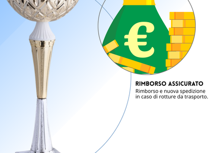 Set di 5 coppe personalizzate 35 - 33 - 3 - 27 - 25 cm | Cod. 13.049G