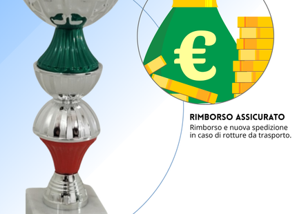 Tris di premiazioni 21 - 20 - 19 cm | Cod. 13.419S