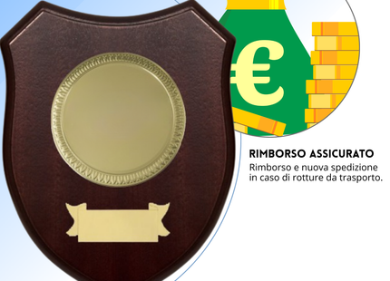 Crest in legno personalizzato | Cod. 25.625D
