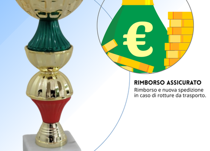 Tris di premiazioni 21 - 20 - 19 cm | Cod. 13.419G