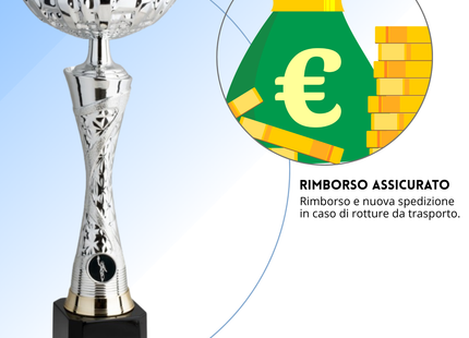 Coppa da 31 cm base nera | Cod. 10.074
