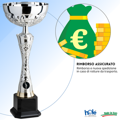 Coppa da 31 cm base nera | Cod. 10.074