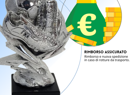 Premio calcistico personalizzato 19 cm | Cod. 14.550B