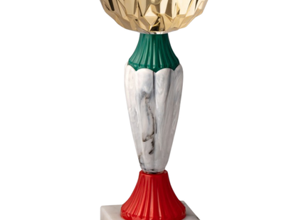 Coppa da 19 cm con tazza in metallo e base in marmo | Cod. 13.391G