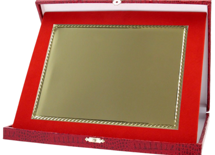Targa personalizzata con astuccio 26x21 cm | Cod. 19.17.26C