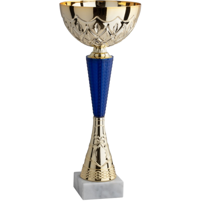 Coppa da 35 cm in metallo con base in marmo | Cod. 13.031G