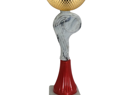 Coppa da 23 cm con tazza in metallo e base in marmo | Cod. 13.461G