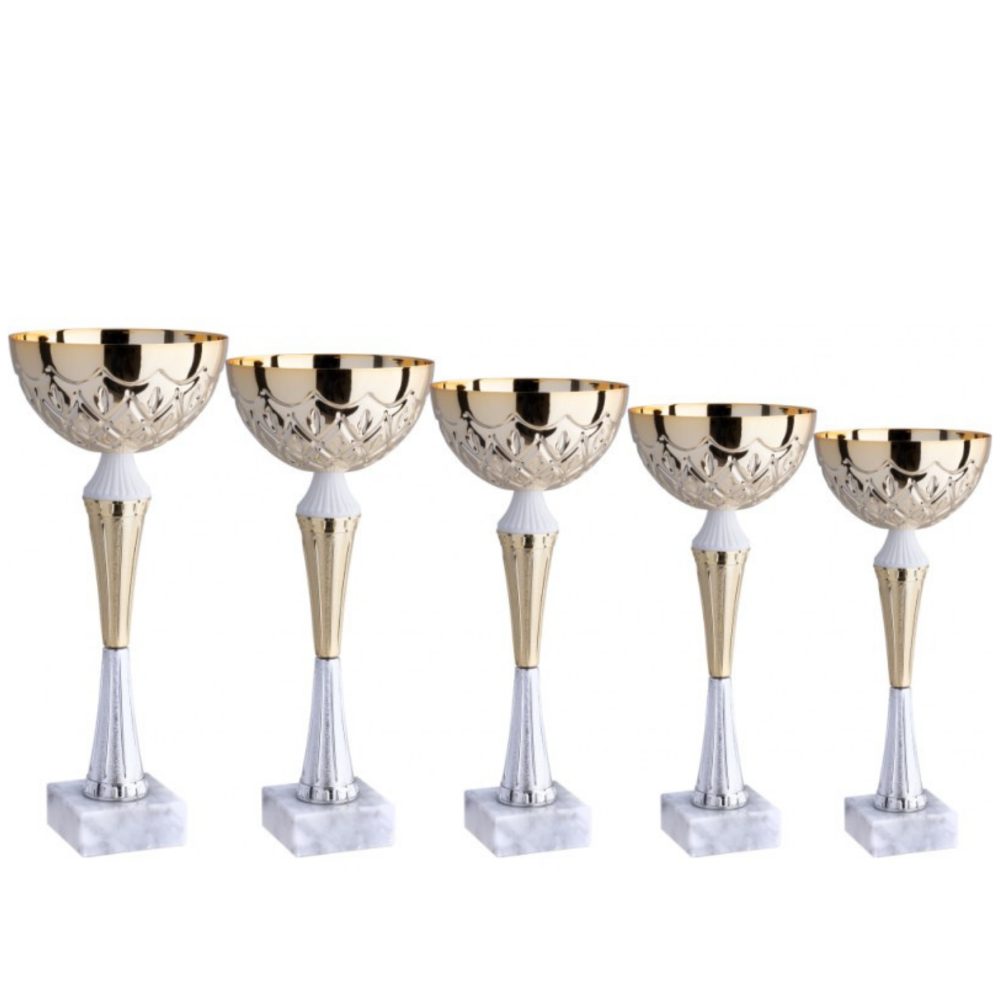 Set di 5 coppe personalizzate 35 - 33 - 3 - 27 - 25 cm | Cod. 13.049G