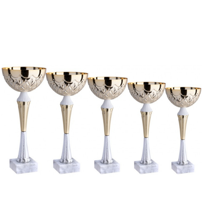 Set di 5 coppe personalizzate 35 - 33 - 3 - 27 - 25 cm | Cod. 13.049G