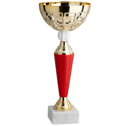 Coppa da 24 cm in metallo con base in marmo | Cod. 13.404G