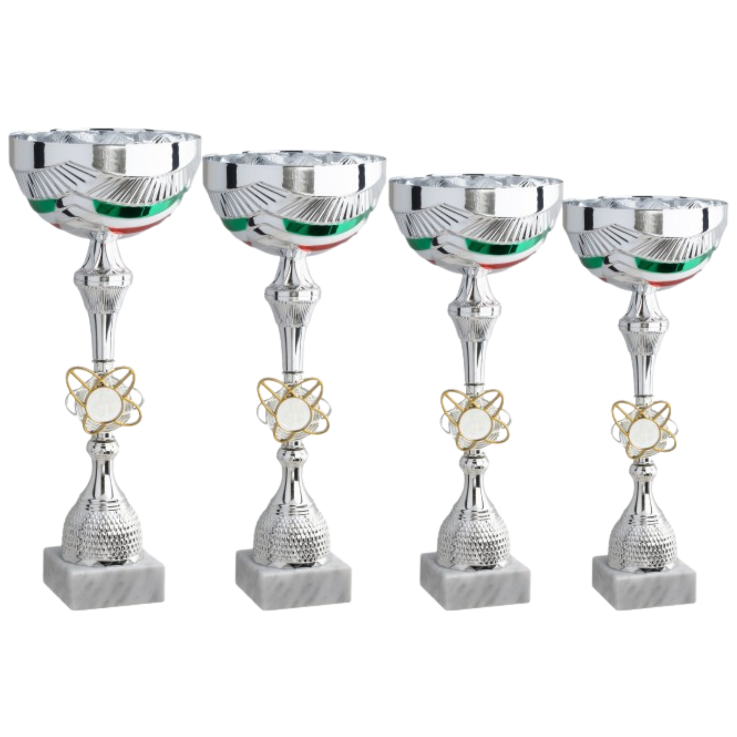 Set 4 coppe personalizzate 37 - 34 - 32 - 30 cm | Cod. 11.029