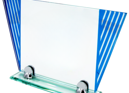 Trofeo in cristallo personalizzato 38x28 | Cod. 25.627C
