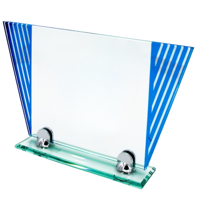 Trofeo in cristallo personalizzato 38x28 | Cod. 25.627C