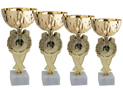 Set di 4 premiazioni 23 - 22 - 21 - 20 cm | Cod. 13.609G