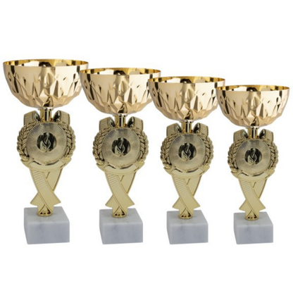 Set di 4 premiazioni 23 - 22 - 21 - 20 cm | Cod. 13.609G