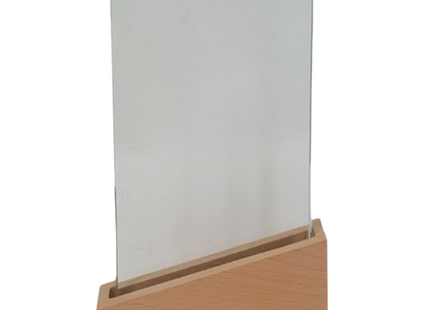 Trofeo in cristallo personalizzato 14x25x4 cm | Cod. 25.627L