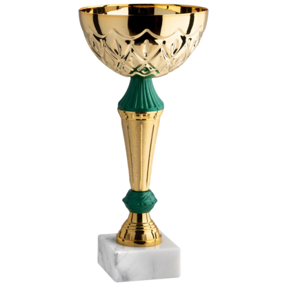 Coppa da 22 cm con tazza in metallo e base in marmo | Cod. 13.584G
