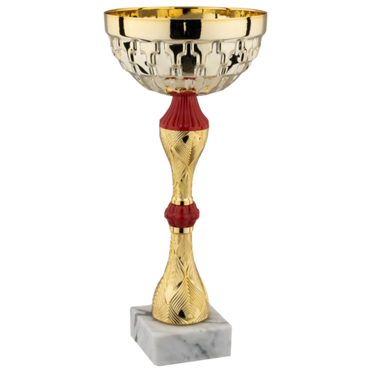 Coppa da 22 cm in metallo con base in marmo | Cod. 13.245G
