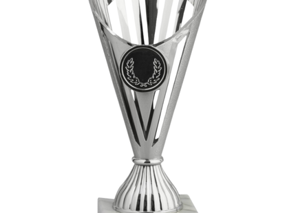 Coppa da 17 cm Argento in ABS con base in marmo | Cod. 13.022S