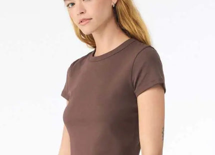 Women's Micro Rib Baby Tee BE1010 – immagine 3