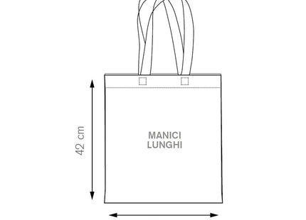 Shopper in cotone organico VIOLET PG198 personalizzabile