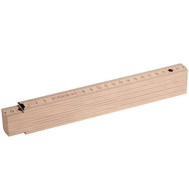 Doppio metro personalizzato in legno premium cm 23,5x3,2 ca - Wood Met