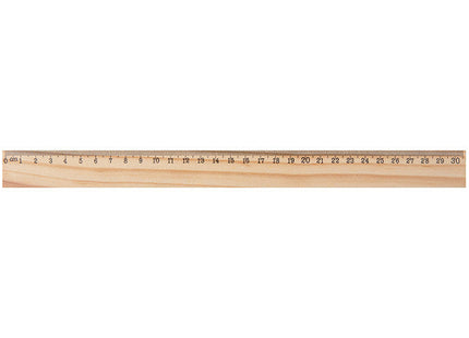 Righello personalizzato piatto in legno - Wood