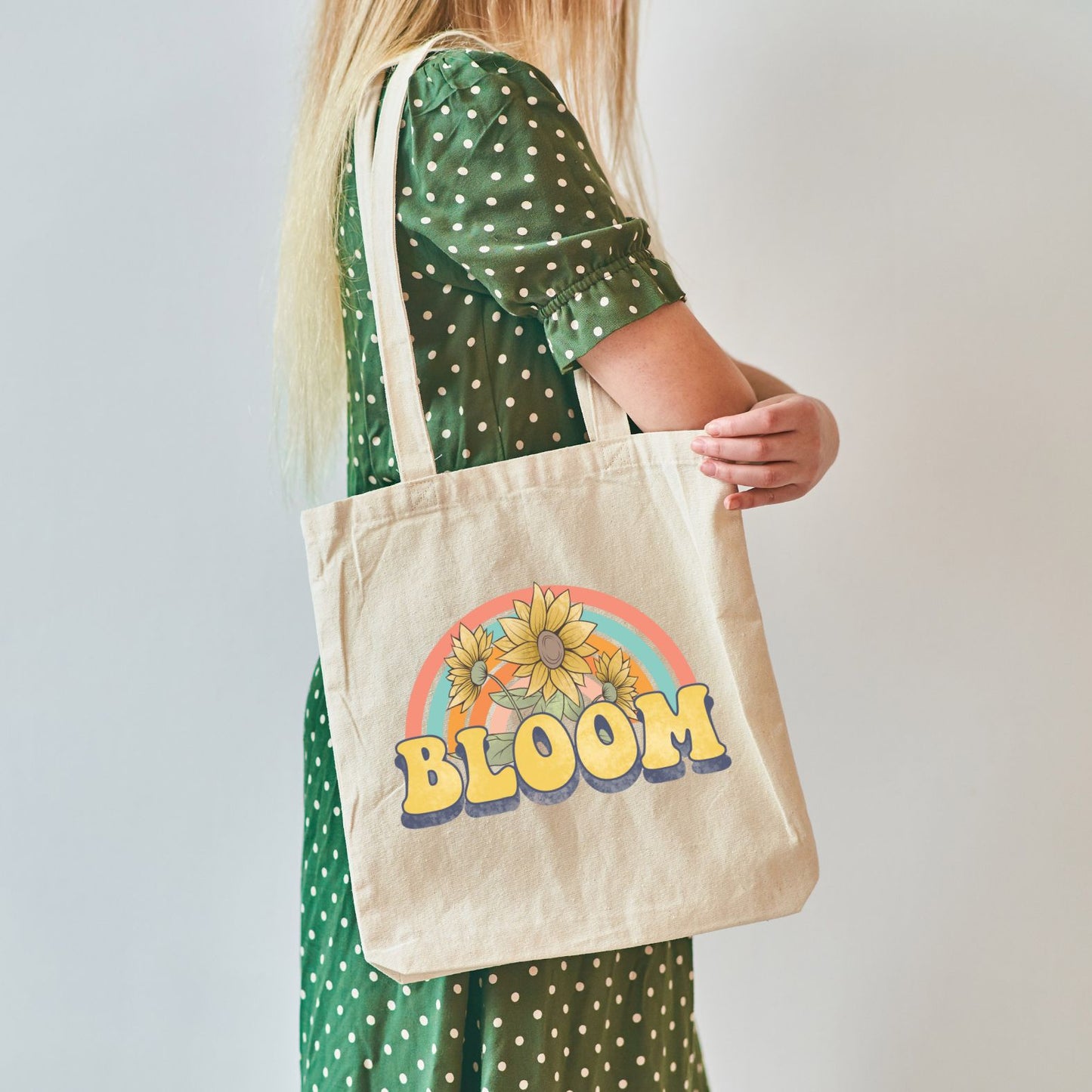 Shopping bag aesthetic 100% cotone naturale | Mod. Bloom