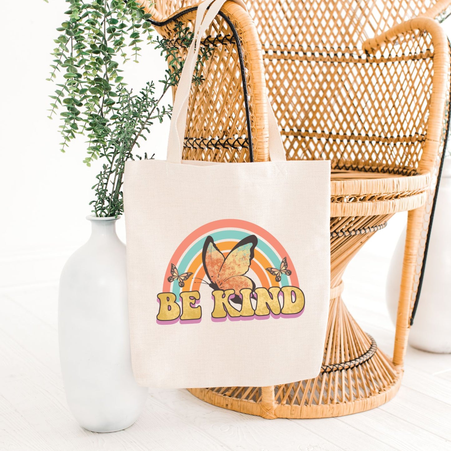 Shopping bag aesthetic 100% cotone naturale | Mod. Be Kind